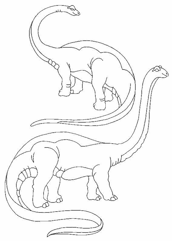 Dinozaury kolorowanki